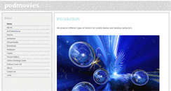 Desktop Screenshot of podmovies.com